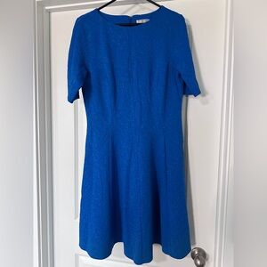 London Style Vibrant Blue Mini Dress